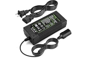 Facmogu AC to DC Converter, 12V 5A 60W 110-220V to 12V Car Cigarette Lighter Socket AC/DC Power Adapter Power Supply for Car 