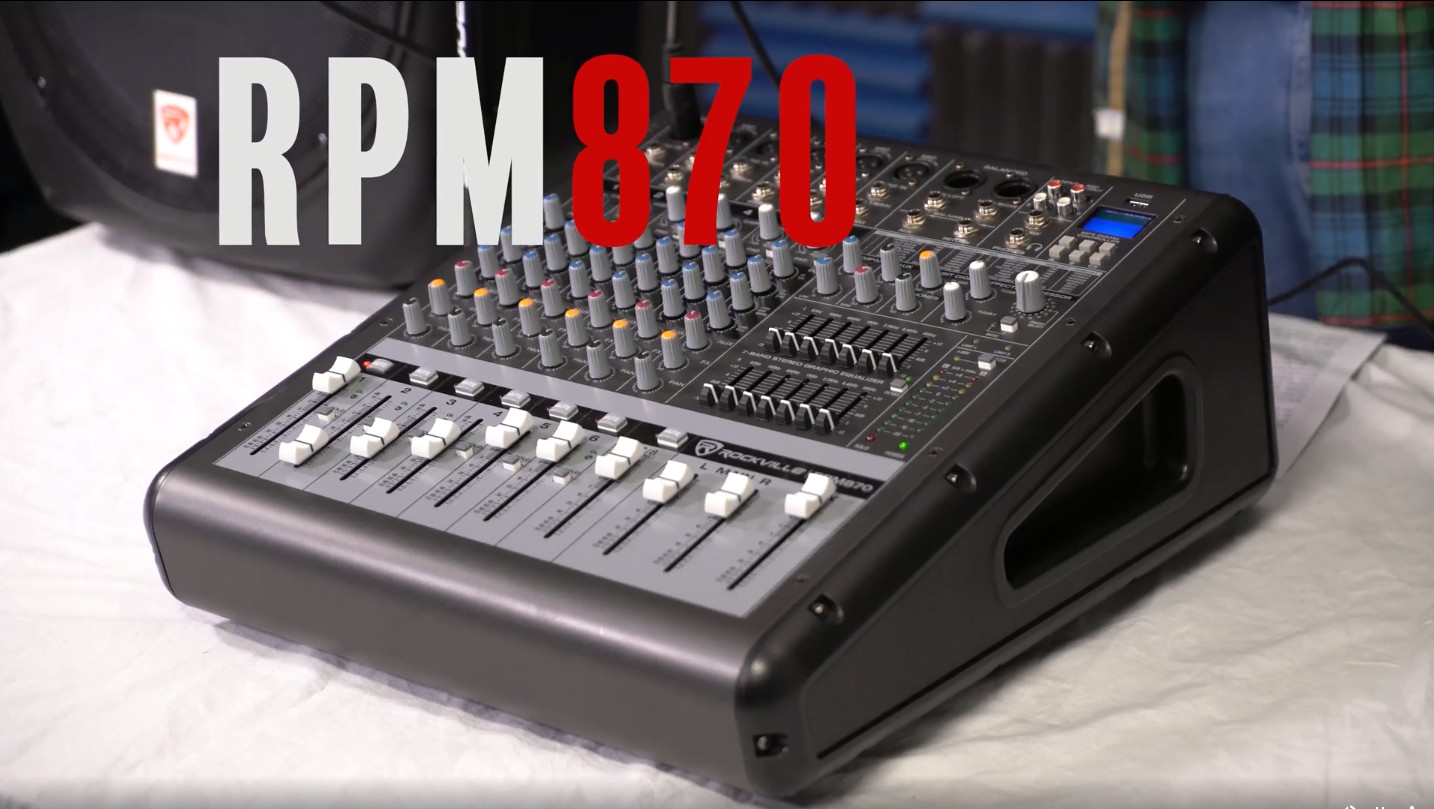 6 Rockville+RPM870+8+Channel+Powered+Effects