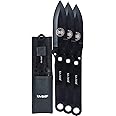 KA-BAR Throwing Knife Set with Sheath 3 Pcs , Black