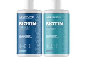 Rosemary Biotin Shampoo and Conditioner Set - Volumizing Sulfate Free Shampoo and Conditioner with Coconut Argan and Jojoba O