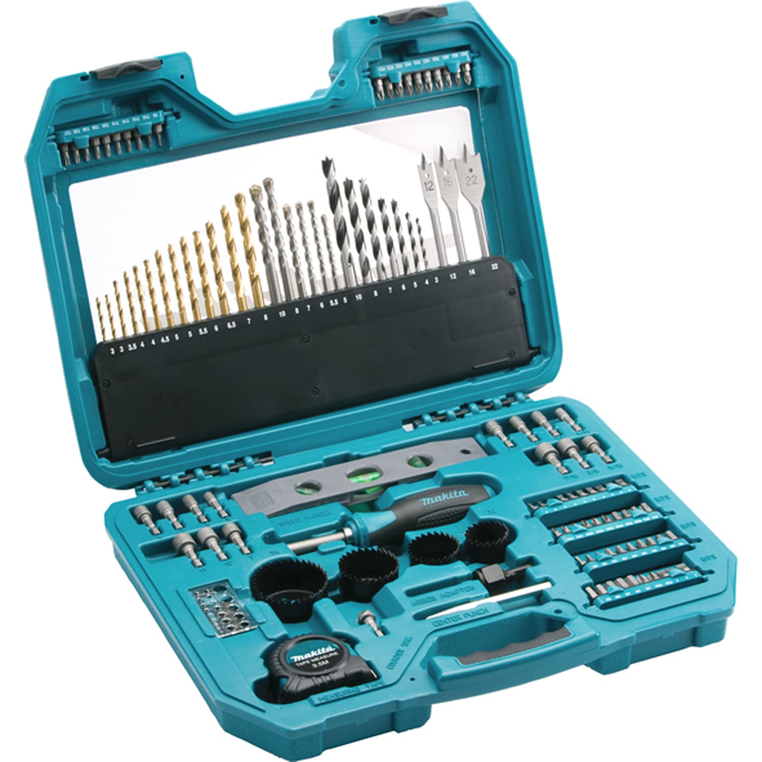 Makita P-90370 Makita P-90370 120 Piece Drill and Bit PRO Accessory Set 1 Green