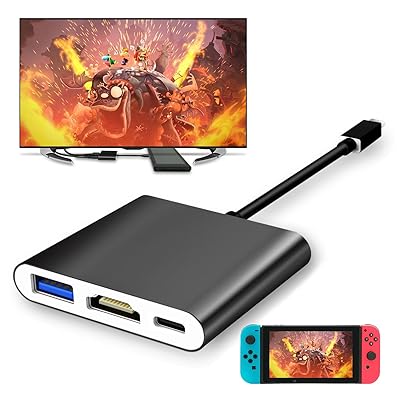 Nintendo Switch初代(純正アダプタ純正HDMIケーブル付き) switch hdmi