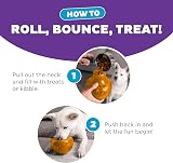Outward Hound Snoop Durable Interactive Treat Dispensing Toy Large Orange view 6