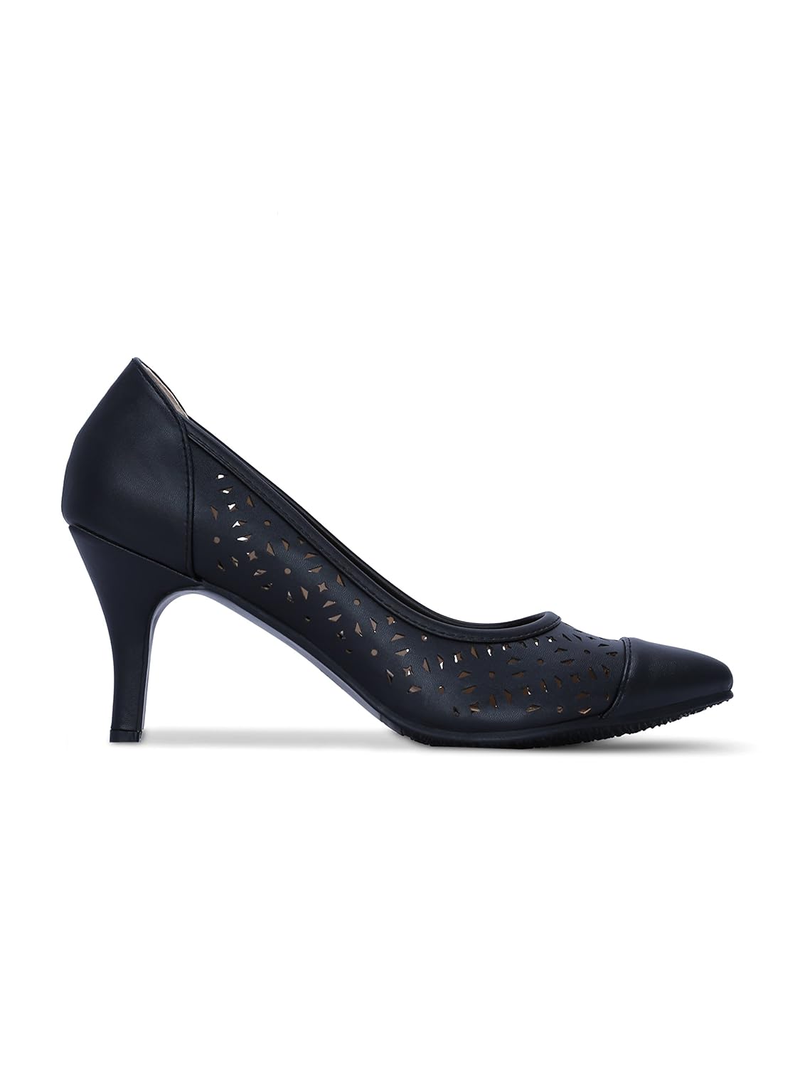 get glamr women's black pumps