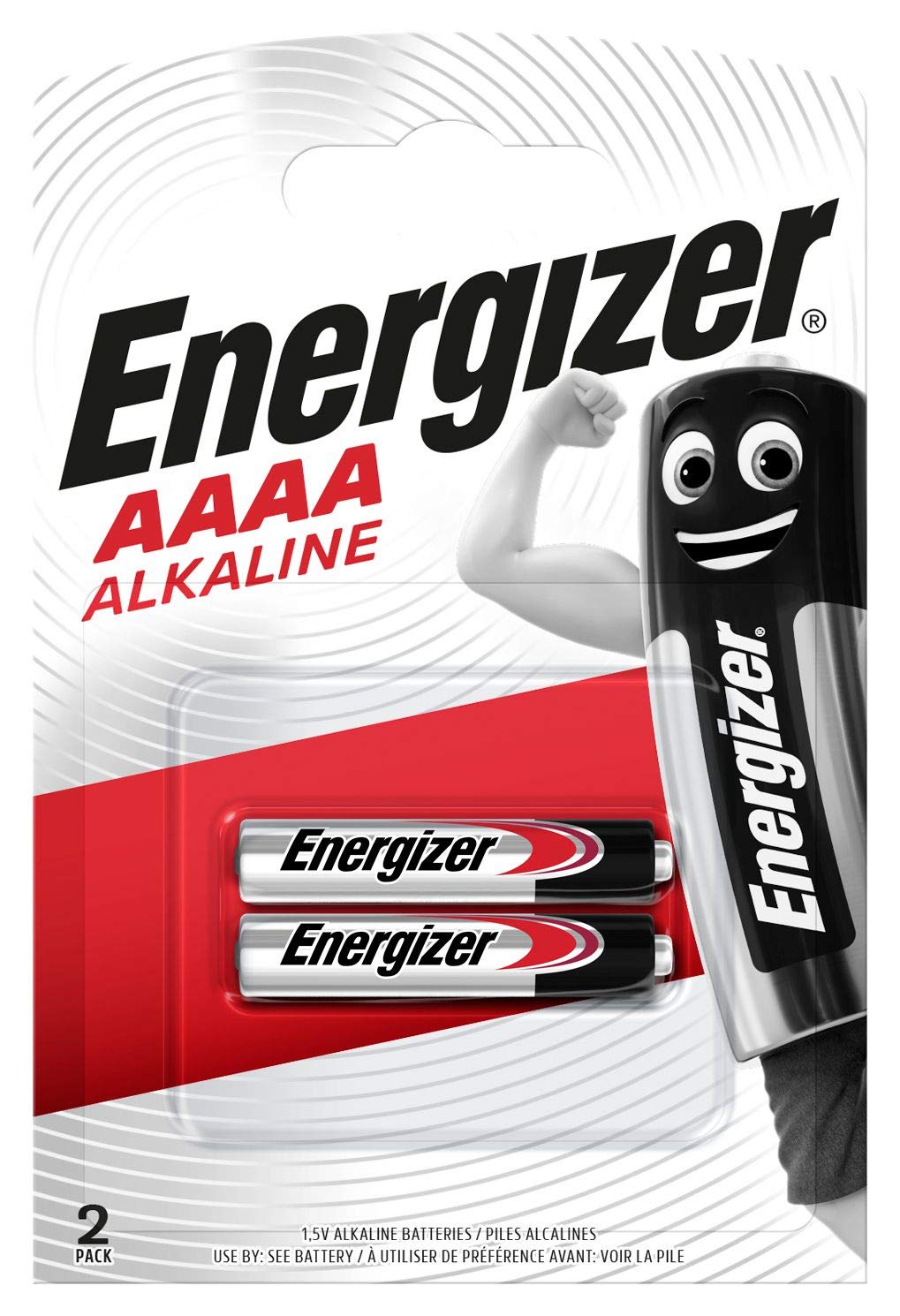 Energizer AAAA Alkaline Batteries, 1.5V, Pack of 2 Buy Online in