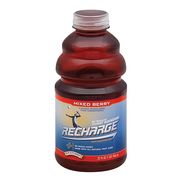 R.W. KNUDSEN RECHARGE MIXED BERRY FLAVORED JUICE SPORTS...