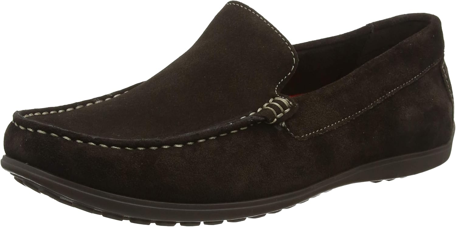 rockport suede loafers
