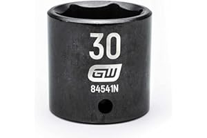GEARWRENCH 1/2" Drive 6 Point Standard Impact Metric Socket 30mm - 84541N