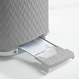 Daewoo Argyle 2 Slice Toaster Defrost Reheat Browning Control Grey view 3
