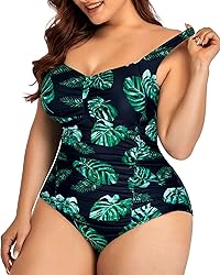 Daci Women Plus Size One Piece Swimsuits - Tummy