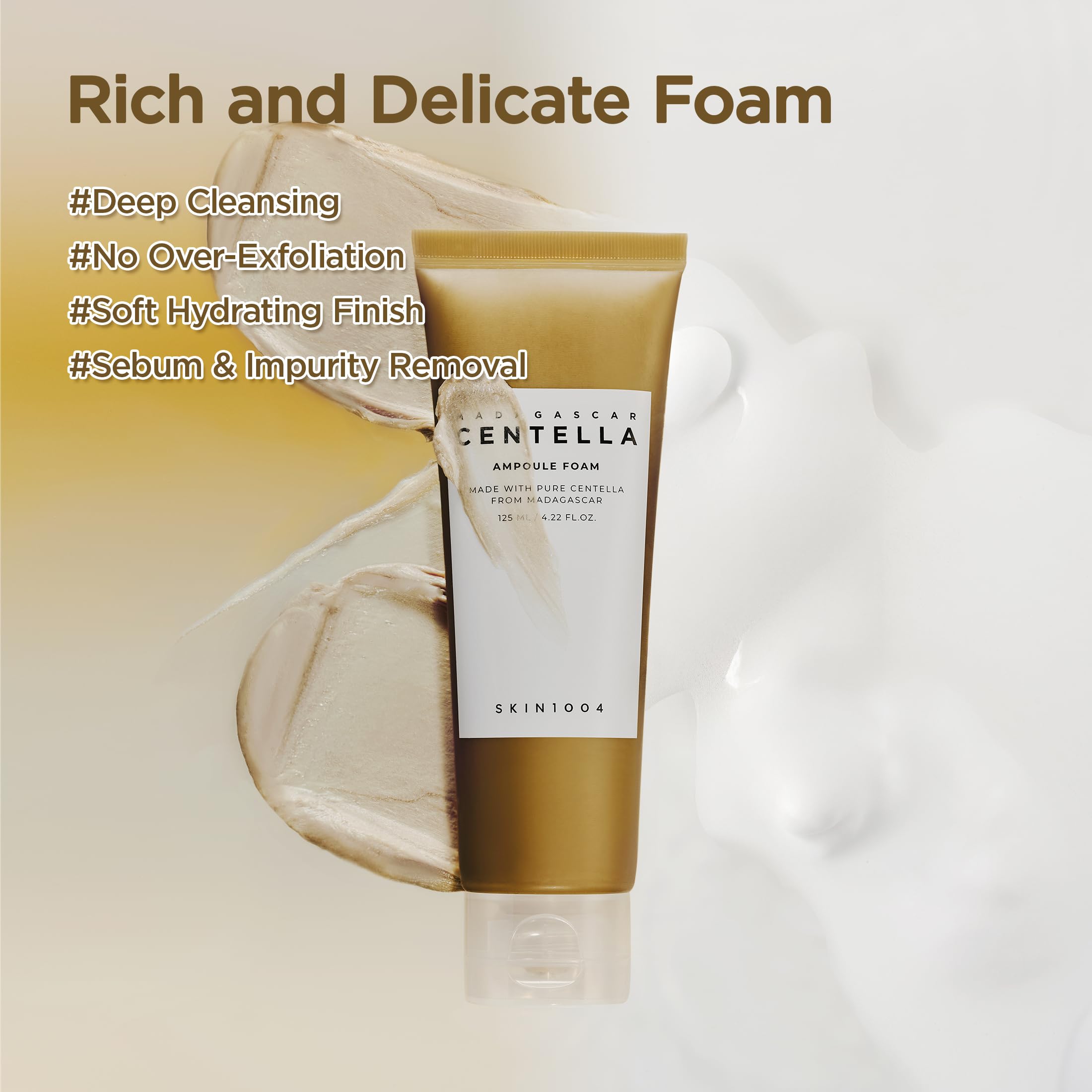 Skin1004 Madagascar Centella Ampoule Foam for Women - 4.22 oz Cleanser