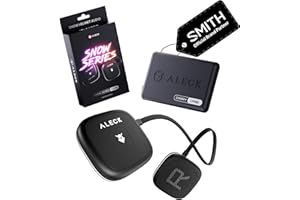 Aleck Snow Series Core Wireless Bluetooth Helmet Speakers - Drop-in Headphones Compatible with All Audio Ready Ski/Snowboard 