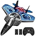 SMILESSKIDDO RC Fighter Airplane丨F-22 Raptor Mini Drone Remote Control Jet Plane Stunt Drone for Adults & Kids Toy with Light Gift for Kids Beginner