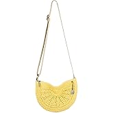 The Sak Ryder Small Crossbody Purse - Hand Crochet Women's Handbag for Everyday & Travel - Mini Cross Body Bag With Zipper Closure & Adjustable Shoulder Bag Strap - Chartreuse Sunbeam