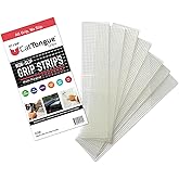 CATTONGUE GRIPS 2” Non-Abrasive Grip Tape Strips - Heavy-Duty, Waterproof Anti-Slip Tape for Furniture, Bathtubs, Frames, Gaming & More - Indoor & Outdoor Anti-Slip Solution (Clear, 1-Pack)