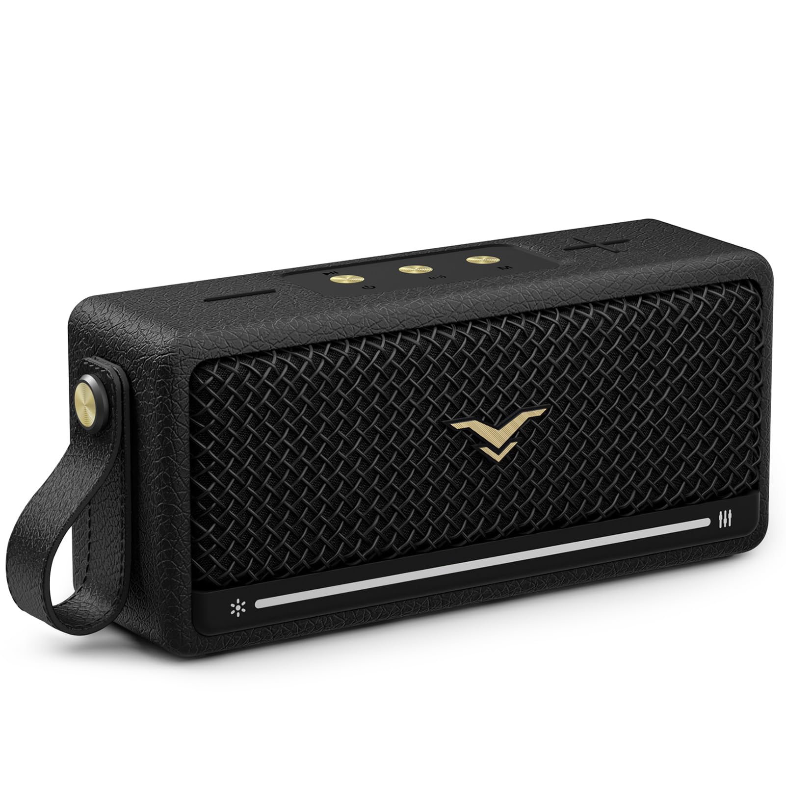 Bluetooth Speaker Portable, 25W Wireless Speaker with Stereo Sound Bass, IP67 Waterproof, 12H Playtime, EQ Modes, TWS Pairing, Bluetooth/AUX/USB Connection, Ideal for Home, Outdoors, Travel