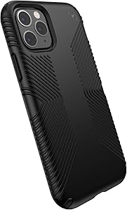 Speck Products Presidio Grip iPhone 11 Pro Case, Black/Black, Model:129892-1050