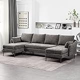 MELLCOM 115.4" Cloud Couch Sectional 4-Seat U