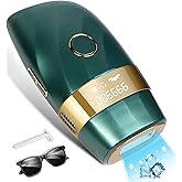 Laser Hair Removal for Women and Men : New Upgraded at Home Use IPL Hair Removal Device Permanent & Protection - 5 Levels Laser Hair Removal for Face Legs Arms and Whole Body Green