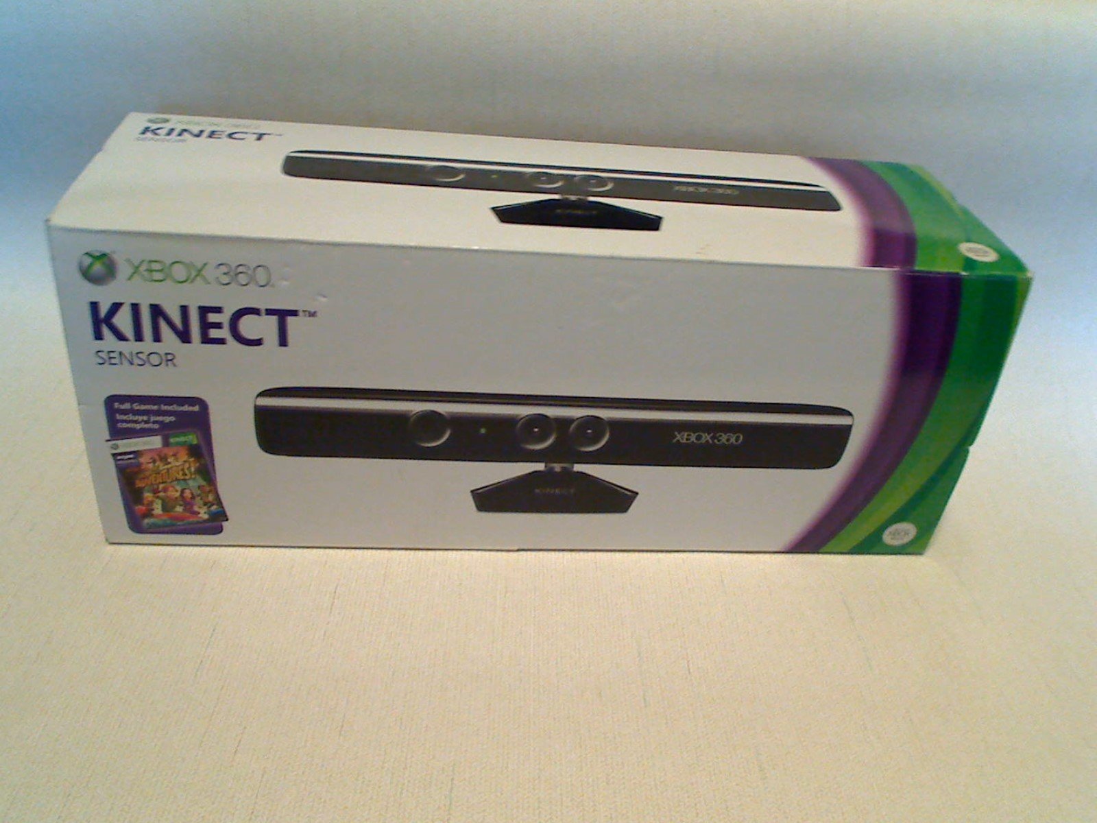 XBOX 360 Microsoft Kinect Sensor Bar Only Black 1414 Wired Motion Sensor Camera