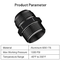 EVIL ENERGY 20AN Male Flare to 1-1/4" NPT Pipe