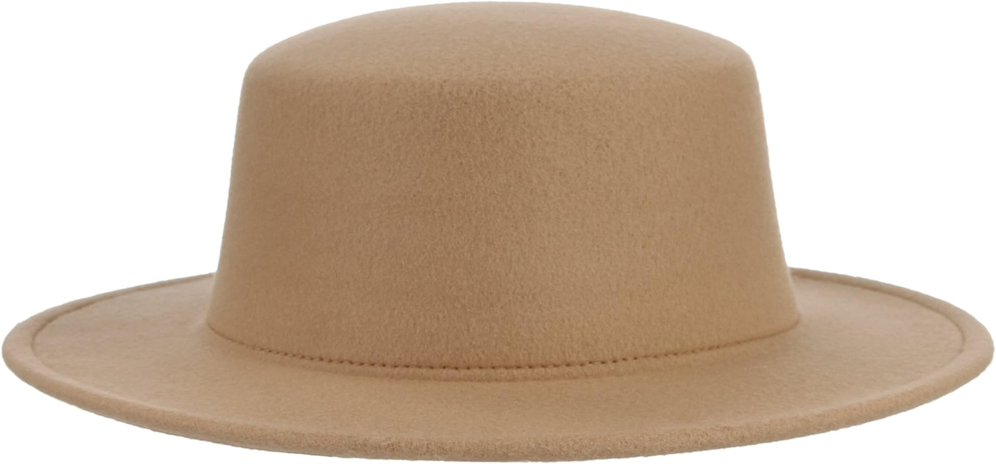 Adult Women Men Flat Top Hat Fedora Hats Trilby Caps Panama Hat Jazz Cap