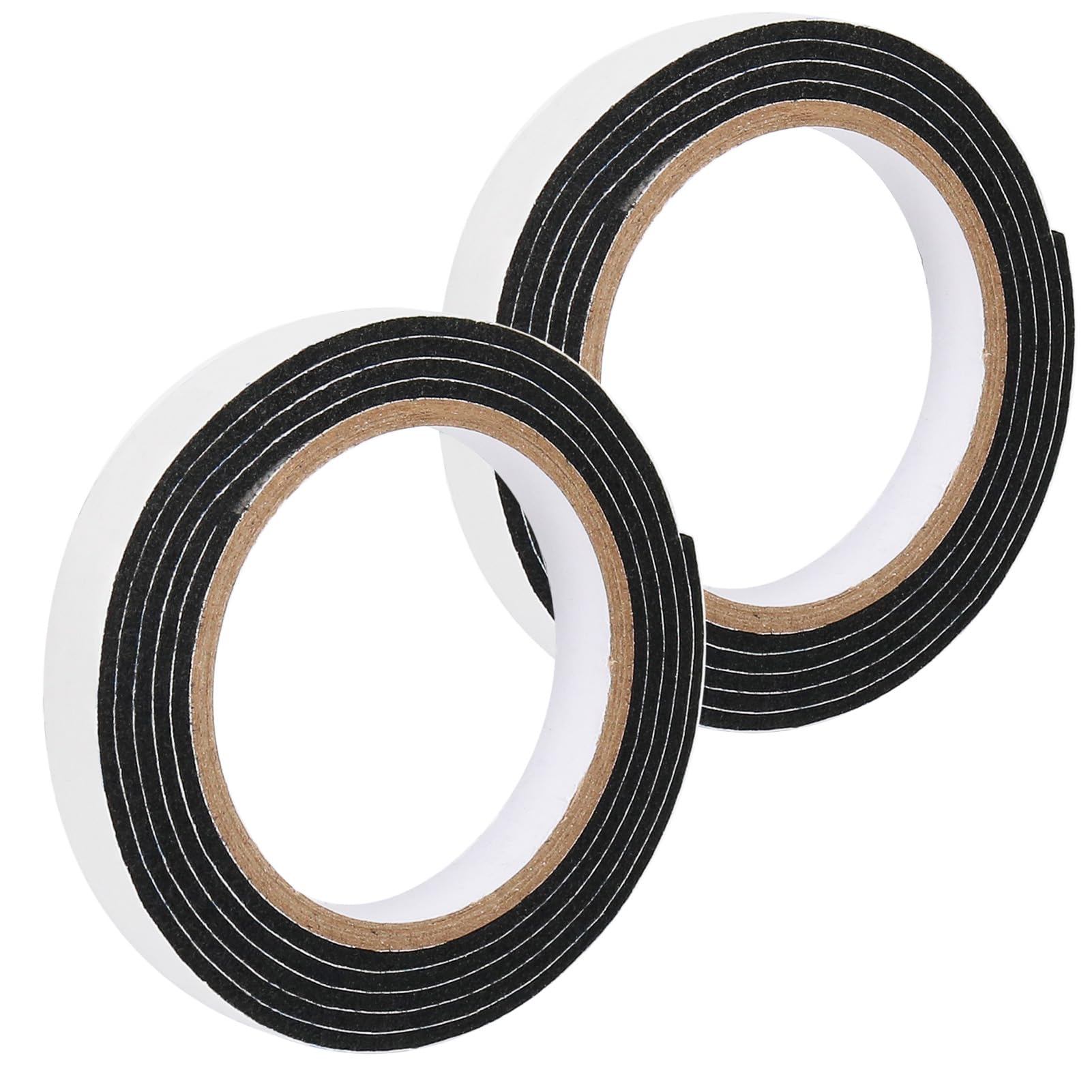 Shintop Furniture Pads Floor Protectors,Self Adhesive DIY Felt Tape Strip Roll for Wooden Floors Protector(Pack of 2, Black)