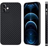 Carbon Fiber Texture Phone Case for iPhone 12 Pro Max 6.7", Lightweight Slim Protective Cover 7g & 0.4mm Compatible with…