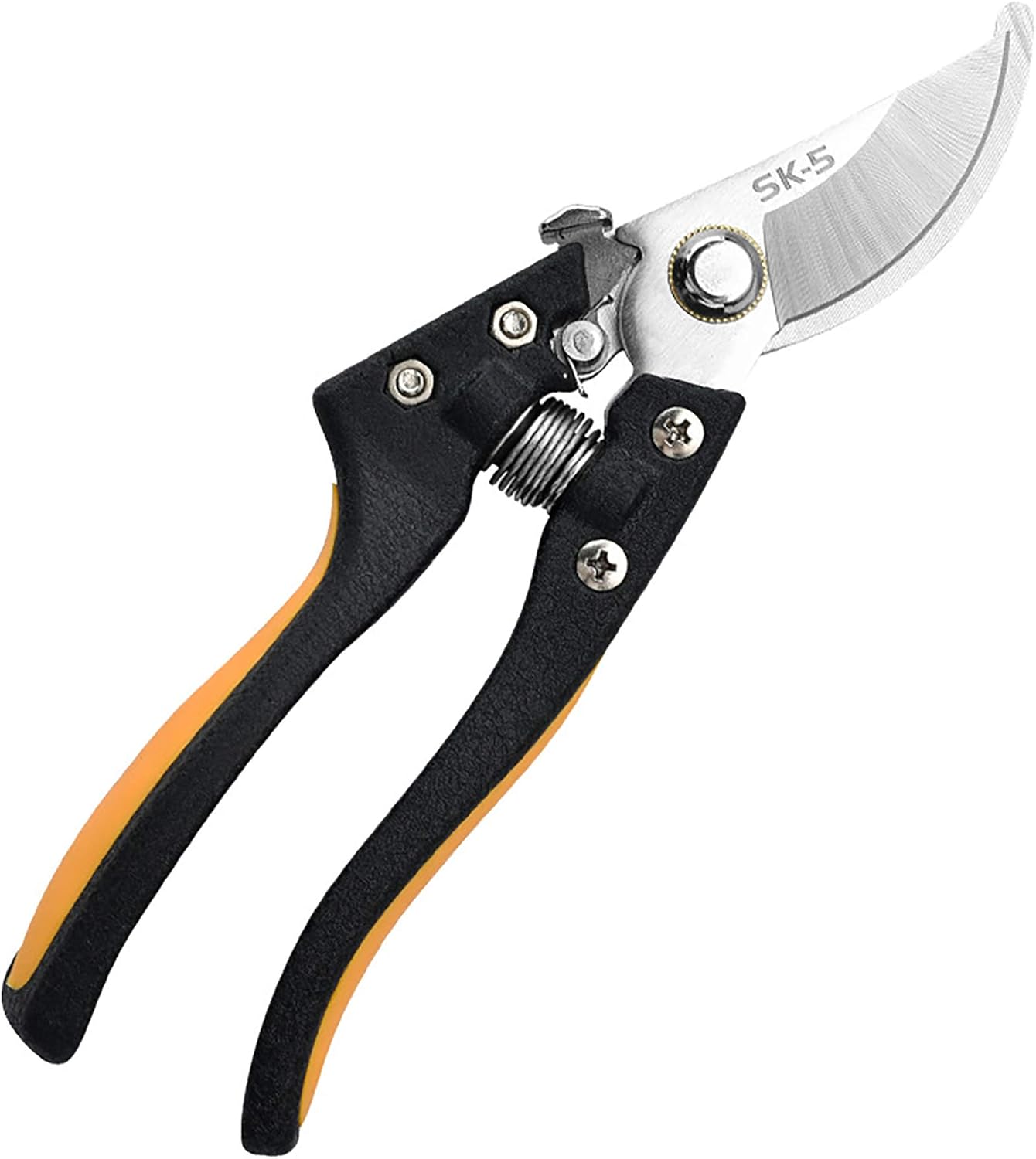 Automatic Spring Design Secateurs， Professional Garden Bypass Secateurs