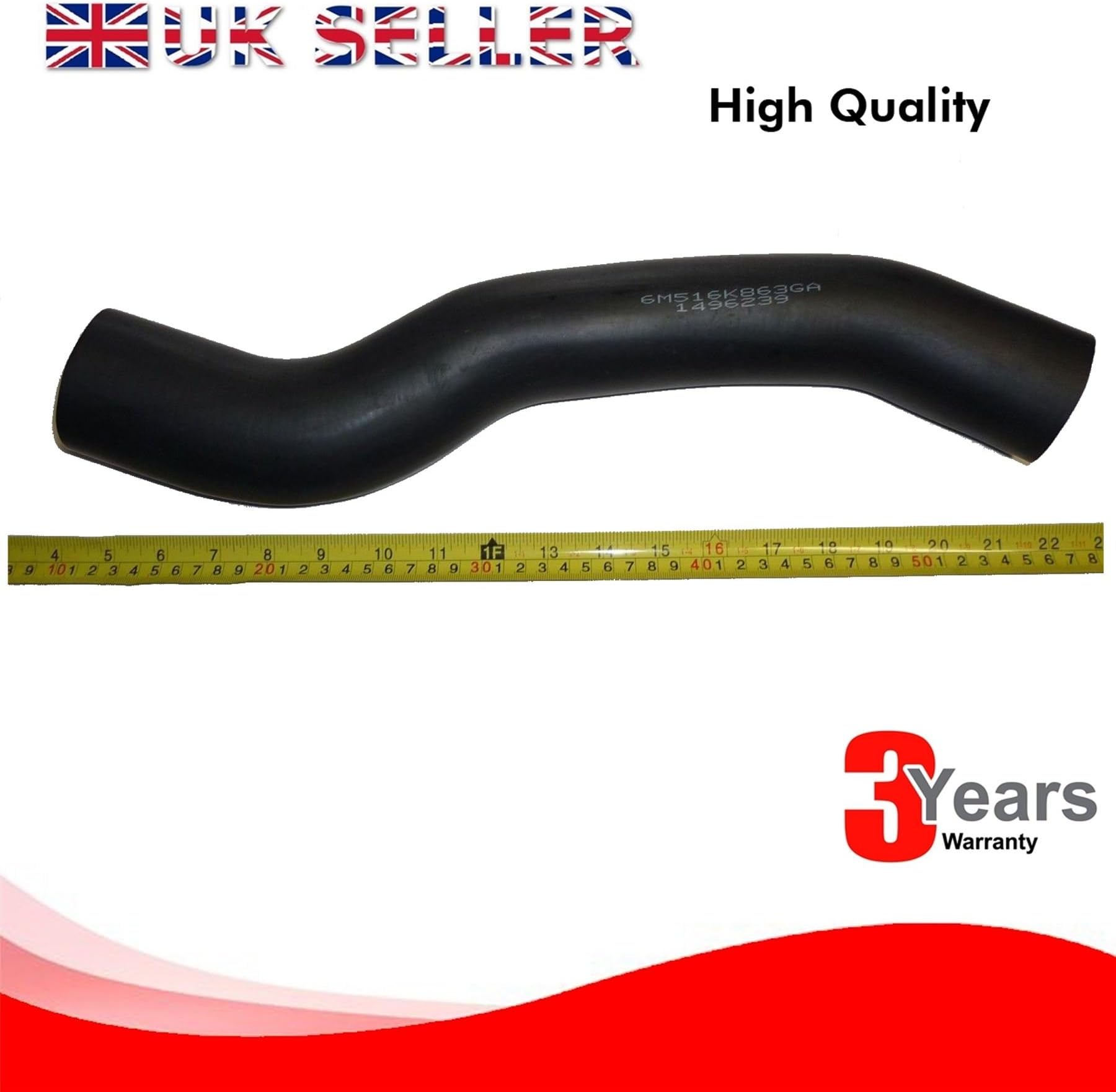 1.6 TDCI TURBO INTERCOOLER TURBO HOSE PIPE 6M51-6K863-GA / 1496239/1525112