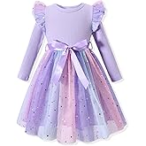 Toddler Girl Long Sleeve Tulle Dress 1-5 Years