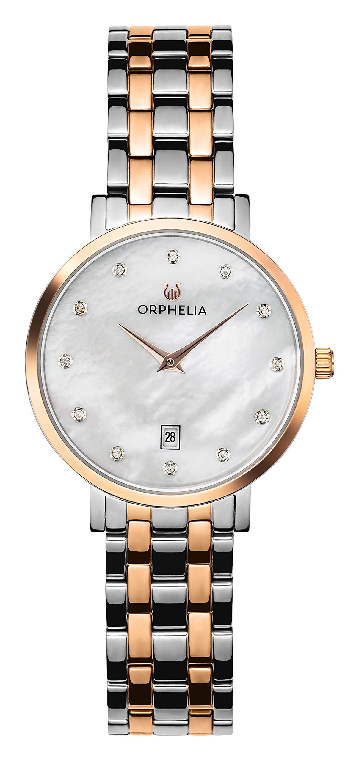 ORPHELIA Womens Quartz Watch, Analogue Classic Display and Stainless Steel Strap OR12807
