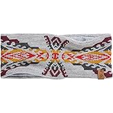 Pendleton Merino Wool Headband, Fleece Lined, One Size, Traditional Native American Design, for Winter Sports, Outdoor Activities (Autumn Birch Grey, One Size)
