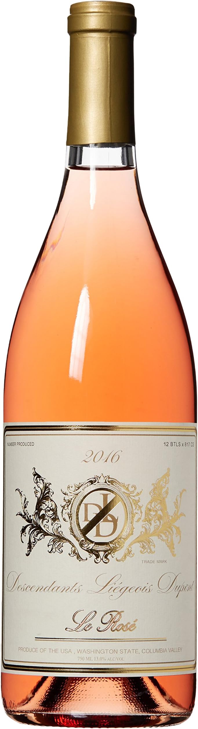 2016 Descendants Liegeois Dupont Le Rosé 750 mL Limited Release Wine