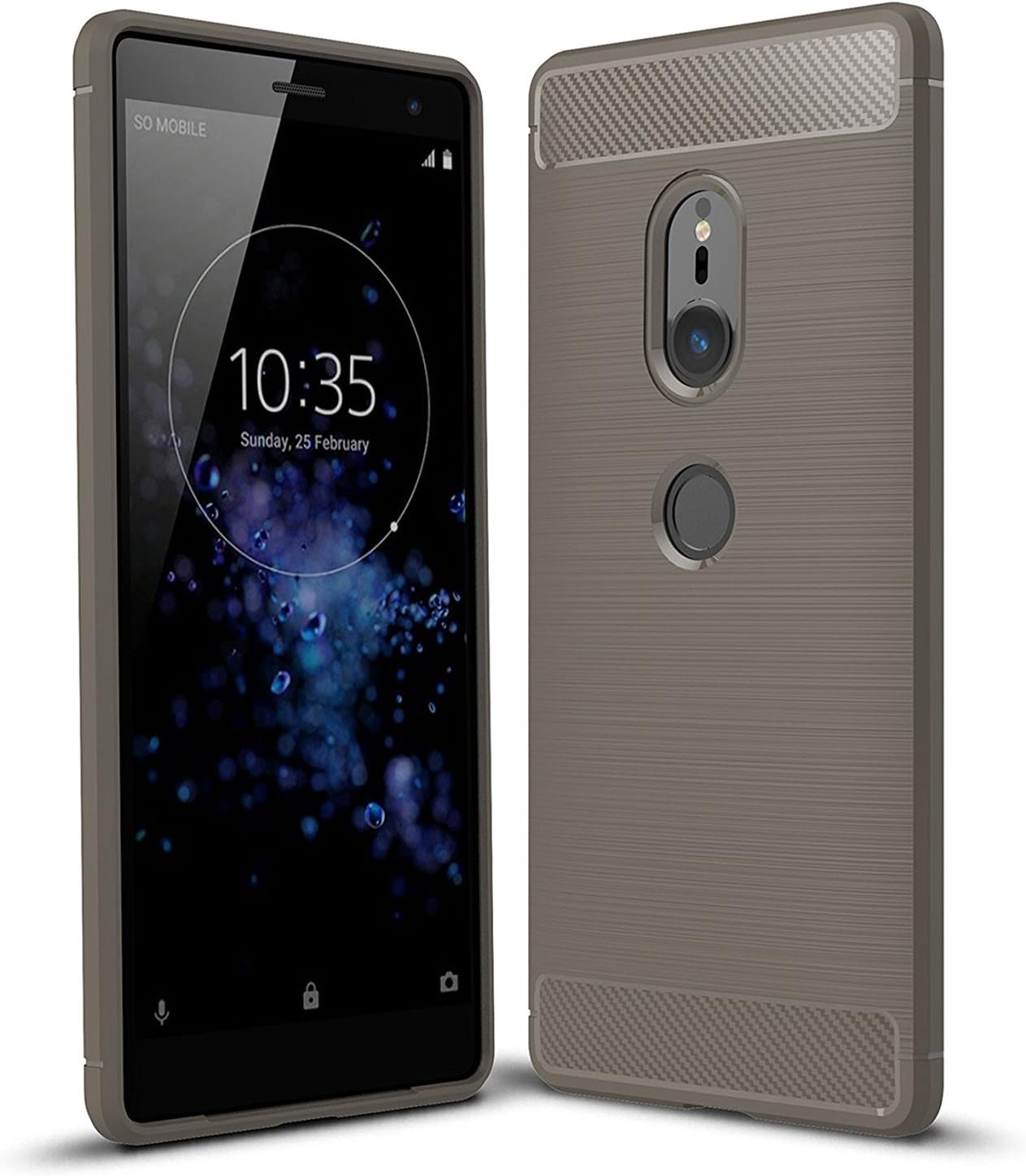 ZOKNEY Textured Pattern Case for Sony Xperia XZ2 Cover Lightweight Soft TPU Anti-Scratch, Easy Grip, Shockproof Armor for Sony Xperia XZ2 Back Cover