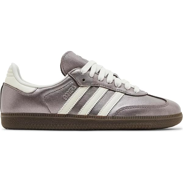 Amazon.com | adidas Samba OG Womens Sneaker (White Metallic Silver