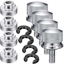 Rear Fender Seat Bolt Screw Nut Base For Harley Electra Glide, Road Glide, Road King – Billet Aluminum – WSAYS