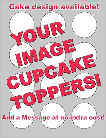 Amazon Com Unbranded Your Image Photo Logo Custom Edible Frosting