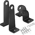 OFFROADTOWN 2 Pack Light Bar Mounting Brackets Side-Mounted Brackets for Single Row Bar Straight or Curved Universal Adjustable Bracket Mounts Kits L Shape for Offroad Truck Jeep