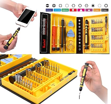 Techtest 38-Piece Magnetic Screwdriver Set Precision Toolkit - Electronics, Cellphone, Computer, Laptops & Tablets Repair Kit for Home Use Laptop Multi Pocket Tool Mini Mobile Professional