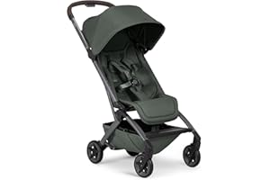 Joolz Aer2 Lightweight Travel Stroller for Baby & Toddler – Ultra-Compact One-Hand Foldable Stroller, Reclining Seat, UPF 50+ Canopy, Adjustable Leg Rest, Carry-On & Airplane Approved (Forest Green)