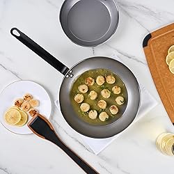 Restaurantware Met Lux 11 Inch Fry Pans, 6 No-Stick