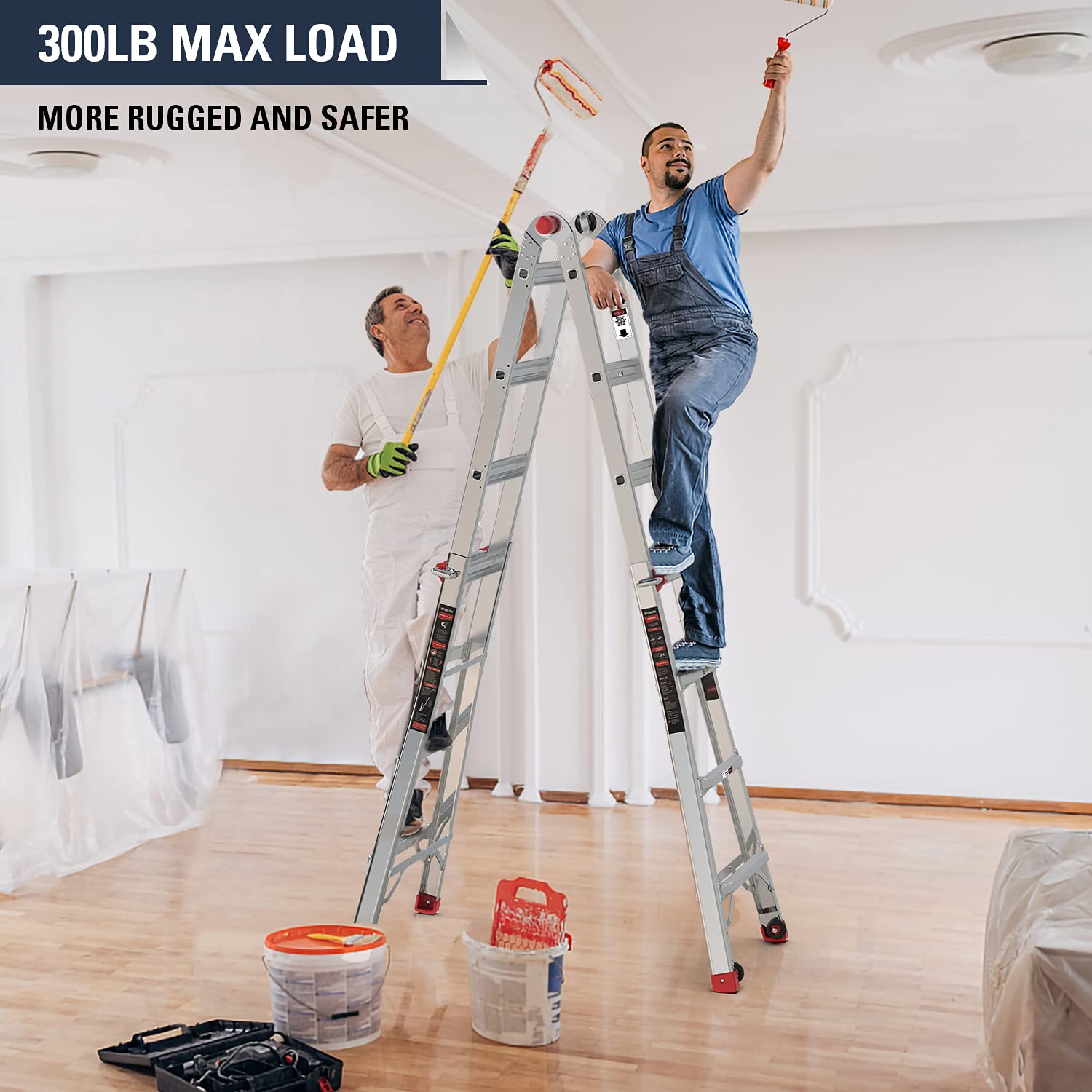 Mua Stealth Multifunction Telescoping Ladder, Aluminum Extension Ladder ...