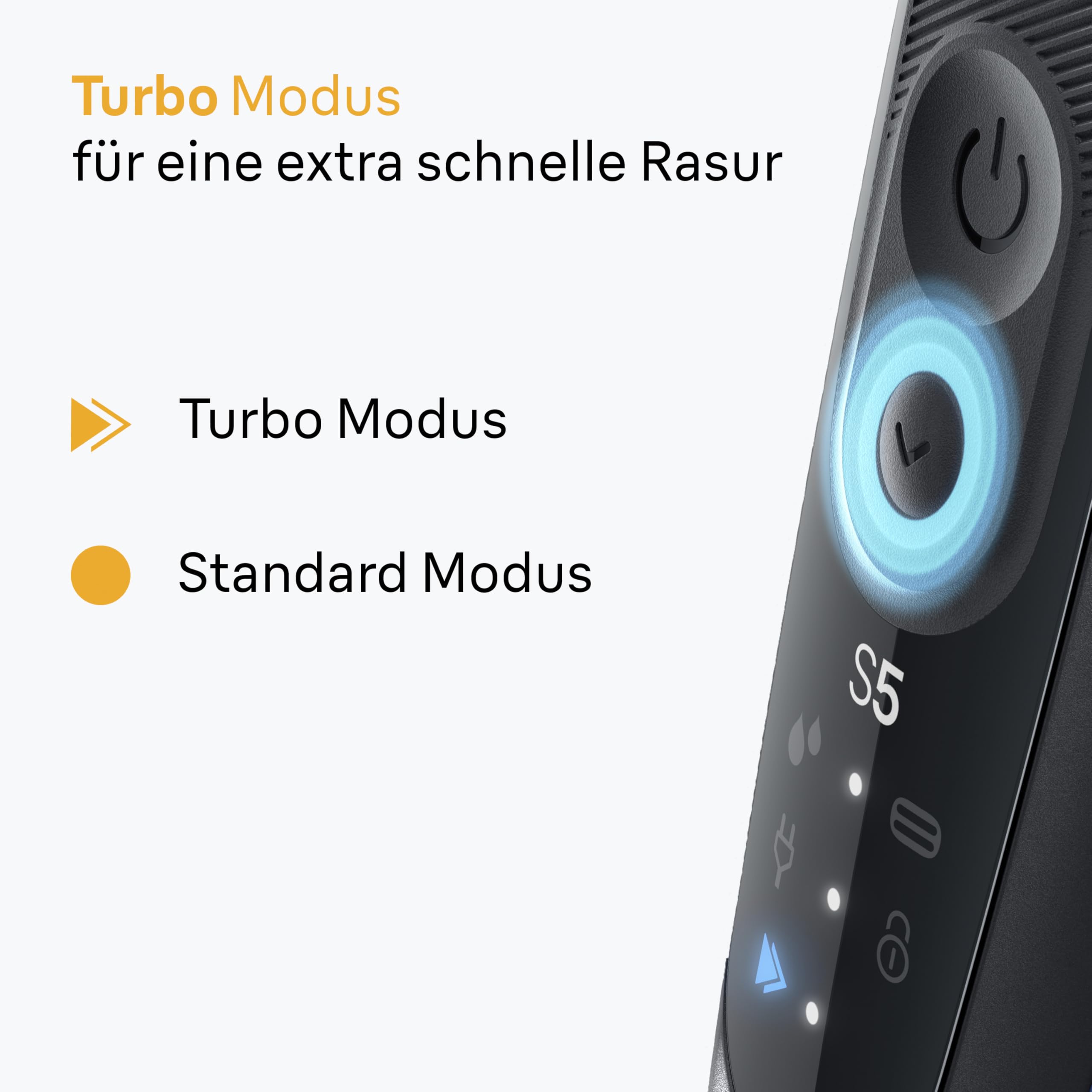 Braun Series 5 Elektrorasierer Herren, Rasierapparat mit 50 Min. Akku, 4in1 SmartCare Reinigungsstation, +2 Aufsätze, Kabelloser Nass- und Trockenrasierer für Männer, Wasserdicht, 52-N7650cc, Schwarz 4