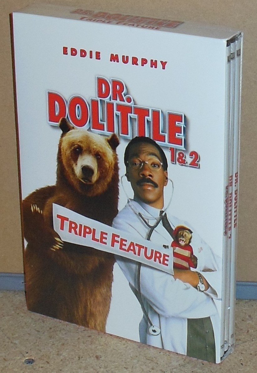 Dr. Dolittle Triple Feature DVD Set (Eddie Murphy) (Kristen Wilson) (Kyla Pratt Dr. Dolittle Triple Feature DVD Set (Eddie Murphy) (Kristen Wilson) (Kyla Pratt