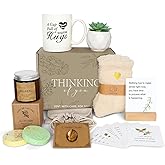 Sympathy Gift Baskets - Care Package Get Well Soon Gifts for Women, Thinking of You After Surgery Gifts Feel Better Gift for Sick Friend, Memorial Get Well Ideal for Best Friend Bff Mom Sister