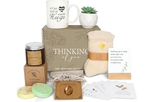 BINOA Sympathy Gift Baskets - Care Package Get Well Soon Gifts for Women, Thinking of You After Surgery Gifts Feel Better Gifts for Sick Friend, Memorial Gift, Get Well Gifts for Best Friend Bff Mom Sister