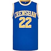 McCall #22 Wright #32 Love and Basketball Moive Crenshaw Basketball Jersey