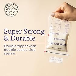 Lansinoh Breastmilk Storage Bags, 50 Count with 2