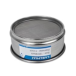 LABLPSAI 120 Mesh Lab Sieves 4" Diameter 304